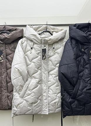 Куртки демісезон осінь стьобані 44-56