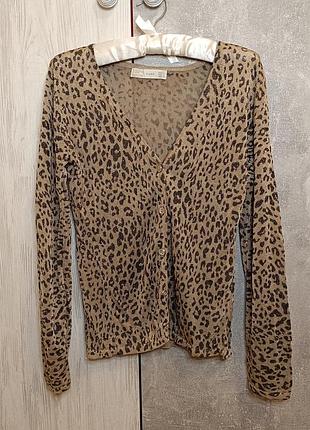Кардиган леопадовый