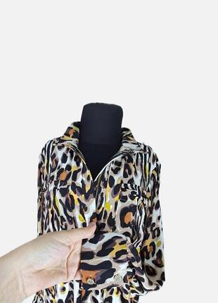 Платье леопард