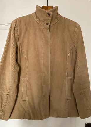 Жіноча куртка бомбер, з вельвету. прямого крою,на ґудзиках. висоий стоячий комір,кармани. розмір 38/m/46 40/l/48