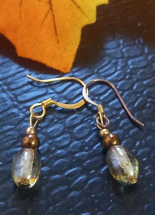 Винтажные серьги. англия.