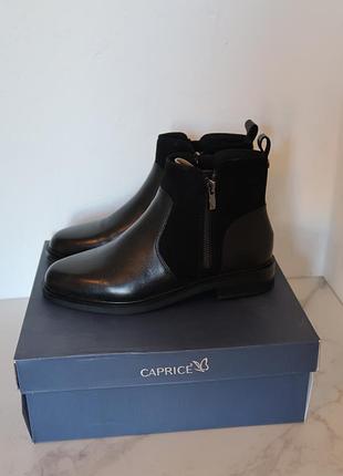 Кожаные ботинки женские черные демисезон 40,5 р