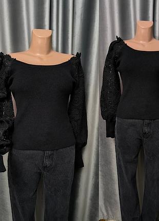 Стильна нарядна жіноча кофта светр