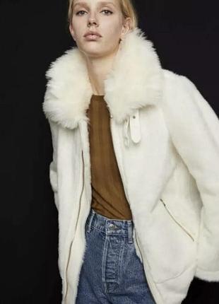 Женская шубка zara