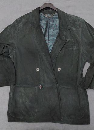 Жакет пиджак из натуральной замши размер 50 l xl