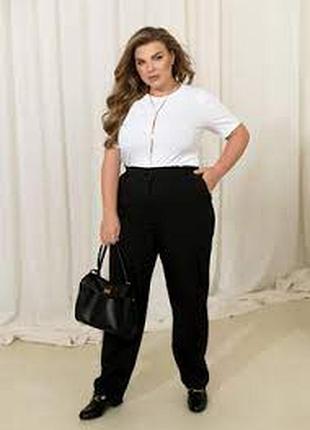 Брюки демисезонные на резинке 52-54р