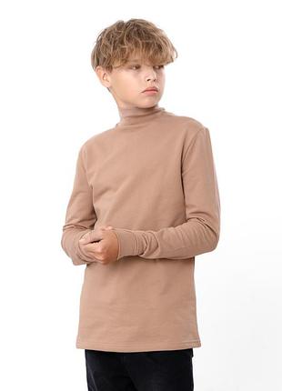 Водолазка для парней, подростковый гольф с начесом утепленный, гольф с начесом для мальчика подростка хлопок, теплая водолазка подростковая