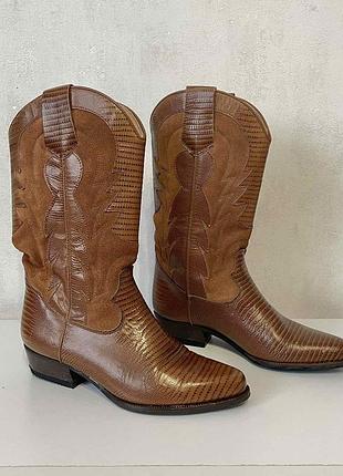Женские винтажные ковбойские сапоги bally vintage cowboy boots style western women’s zara казаки в стиле вестерн calvin klein чоботи жіночі козаки
