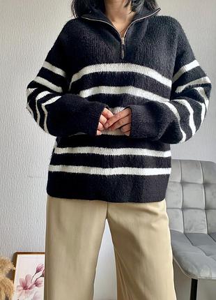 Теплий светрик в полоску, р-р м