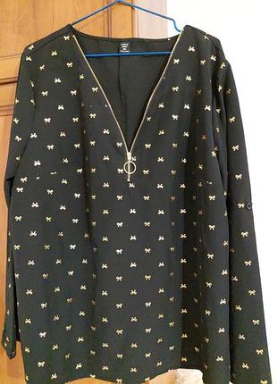 Черная блуза