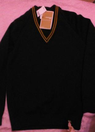 Свитер пуловер для мальчика новый courtelle gold на 10-13 лет