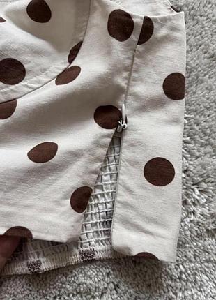 Топ в горох zara