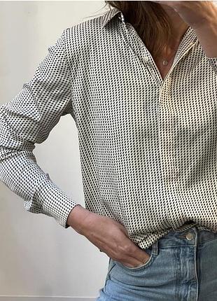 Блуза атласна жіноча h&m, розмір m.