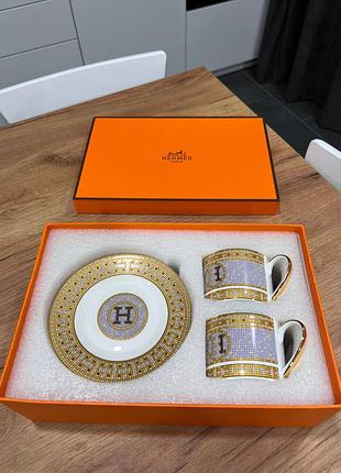 💎new💎брендовый сервиз 2 чашки+2 блюдца ♥️♥️♥️ 🔥💕с логотипом
