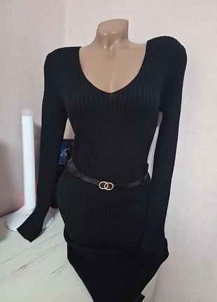 Сукня стильна рубчик на м-л