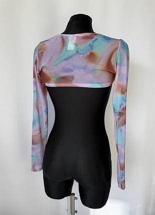 Asyou рукава болеро сетка пляжный топ от солнца spf топик лиловый голубой рукави