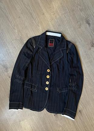 Marithe francois girbaud vintage blazer jacket вінтажний жіночий жакет авангард