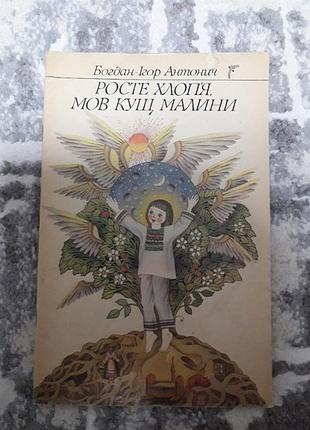 Росте  хлопя , мов кущ  малини  автор  б-і .антонич