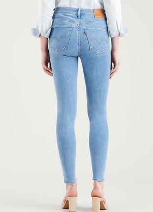 Джинсы levis mile high super skinny с высокой посадкой