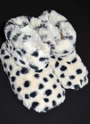 Теплые плюшевые тапочки-чебитки р.38-39(24-25см)