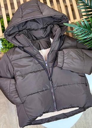 Дитяча тепла куртка єврозима холодна осінь  підкладка фліс