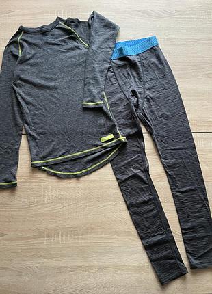 Набір з вовни шерсть термобілизна merino wool