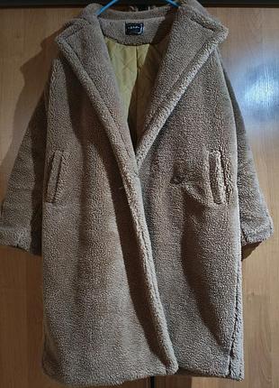 Шуба тедді під max mara великий розмір 3xl