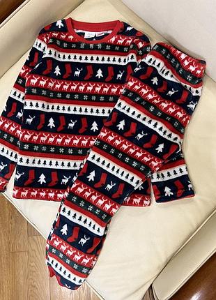 Піжама  тепла плюш zara 8-9 років ріст 128-134 стан як нова унісекс