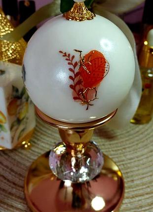 Ароматична соєва керамічна свічка "куля"