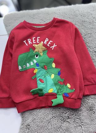 Світшот новорічний для хлопчика 3-4 роки