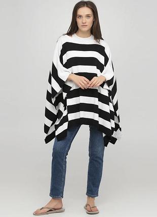 Трикотажная с разрезами по бокам туника большого размера