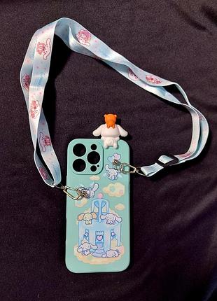 Чохол для телефону з малюнком персонажа cinnamoroll від sanrio.