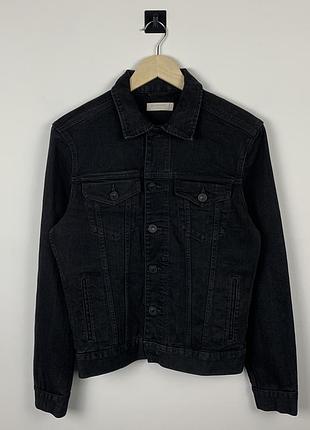 Чоловіча джинсова куртка allsaints джинсова денім розмір хс чорна