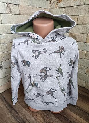 Худи с динозаврами 5-6 лет