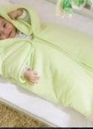 Велюрова ковдра конверт