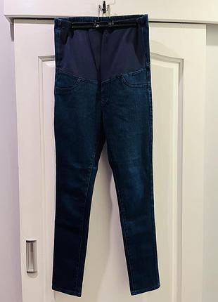 Узкие джинсы леггинсы для беременных с высокой посадкой 38 40