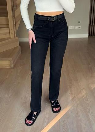 Прямые джинсы zara xs, 34 размер