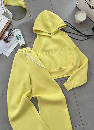 Теплий базовий жіночий спортивний костюм