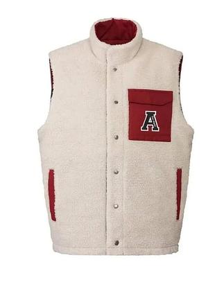 Двусторонний жилет livergy®.
изнаночная сторона из мягкой искусственной кожи ягненка.