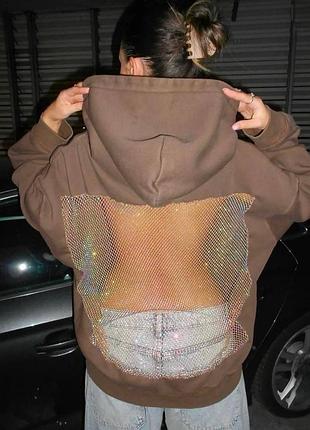 Худи с сеткой на спине