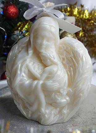 Ароматическая соевая свеча "мать с ребенком"