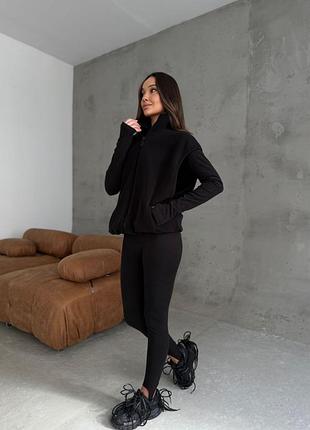 Жіночий флісовий костюм-трійка