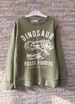 Світшот 🦖 кофта джемпер толстовка h&m 6-8 років, 122-128 см динозавр