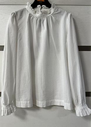 Белая блуза 134-140рр.
