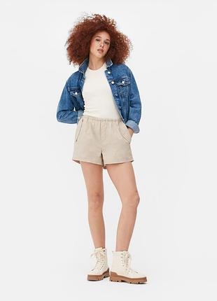 Шорты на затяжках сафари primark shorts - s-m