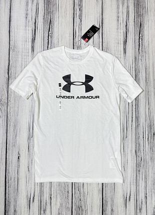 Under armour футболка белая размер s оригинал новая