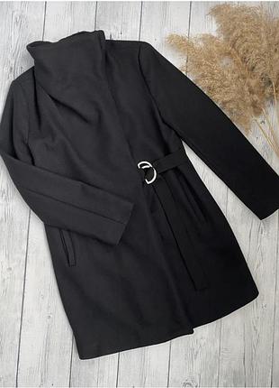 Пальто на запах демисезонное zara s(36)