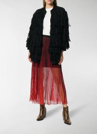 Кардиган новый шерстяной на молнии с карманами 100% шерсть philosophy di lorenzo serafini оригинал