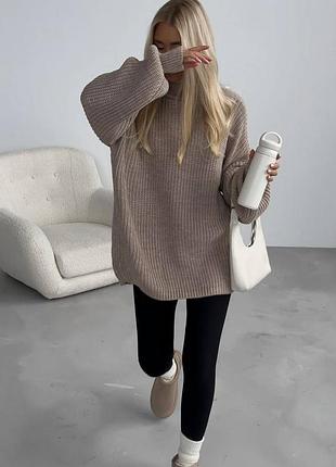 Свитер из ангорки теплый