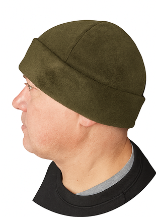 Флисовая шапка хаки